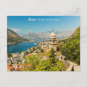 Benutzerdefinierter Text Montenegro Postkarte