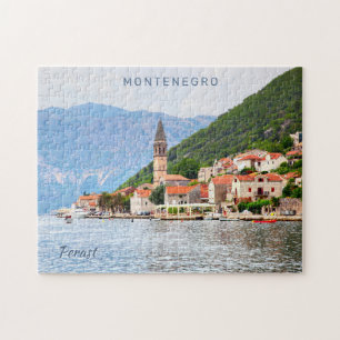 Benutzerdefinierter Text Montenegro Puzzle