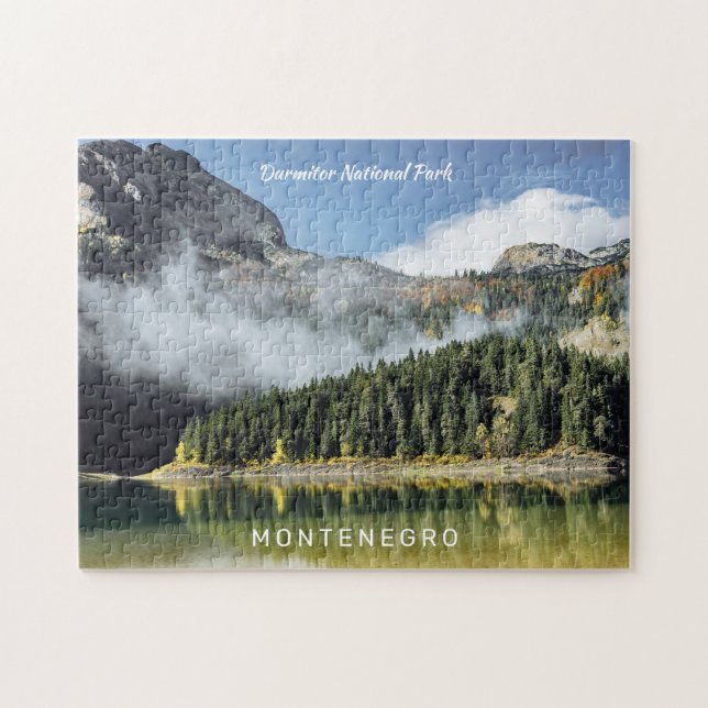 Benutzerdefinierter Text Montenegro Puzzle (Horizontal)