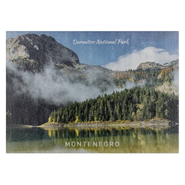 Benutzerdefinierter Text Montenegro Schneidebrett (Vorderseite)
