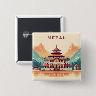 Benutzerdefinierter Text Nepal Button