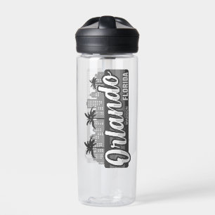Benutzerdefinierter Text Orlando Florida Trinkflasche