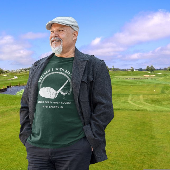 Benutzerdefinierter Text Personalisiertes Golf-Eve T-Shirt (Von Creator hochgeladen)