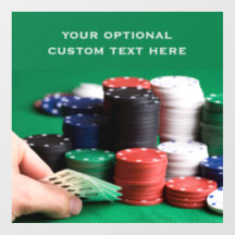 Benutzerdefinierter Text Poker Player
