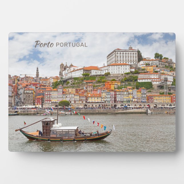 Benutzerdefinierter Text Porto Portugal Fotoplatte (Vorderseite)
