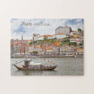 Benutzerdefinierter Text Porto Portugal Puzzle