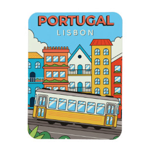 Benutzerdefinierter Text - Portugal Magnet