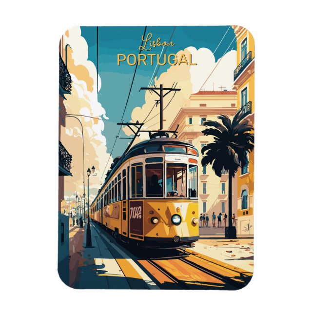 Benutzerdefinierter Text - Portugal Magnet (Vertikal)