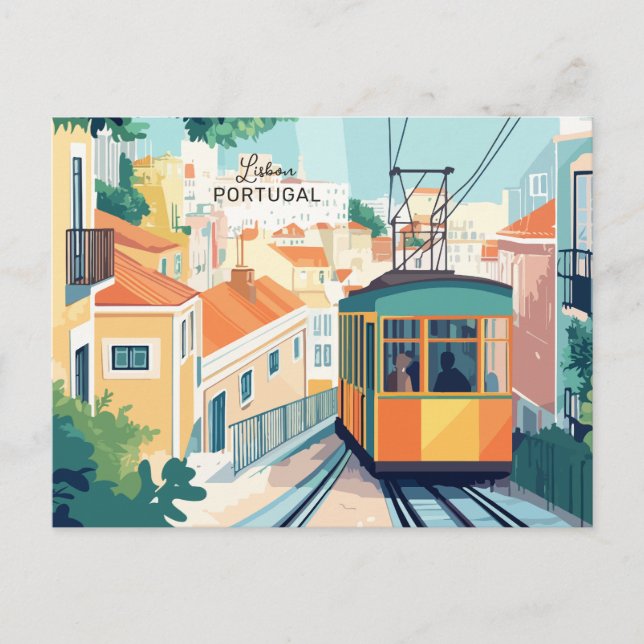 Benutzerdefinierter Text - Portugal Postkarte (Vorderseite)