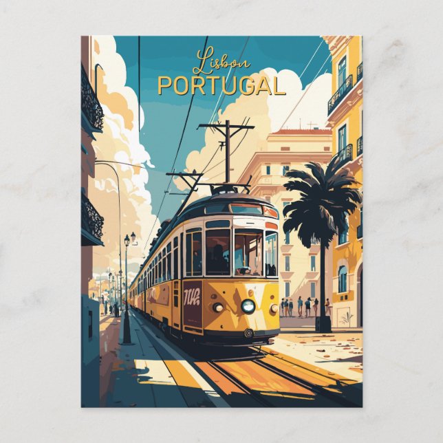 Benutzerdefinierter Text - Portugal Postkarte (Vorderseite)