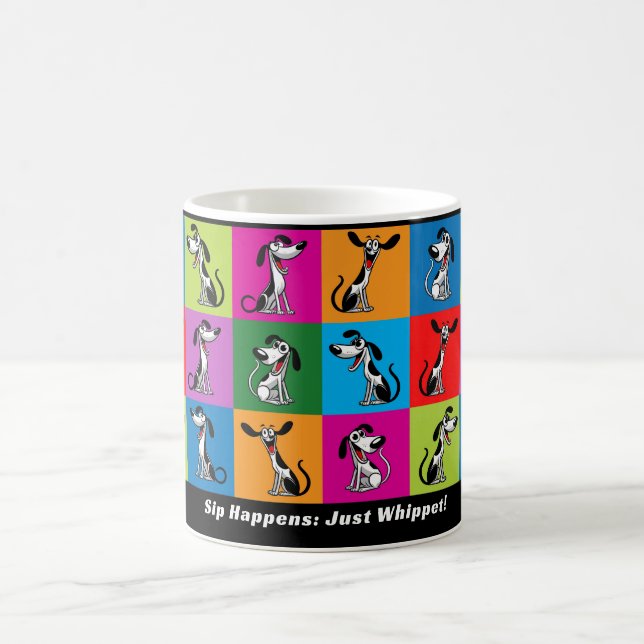 Benutzerdefinierter Text-Sip passiert: Just Whippe Kaffeetasse (Mittel)