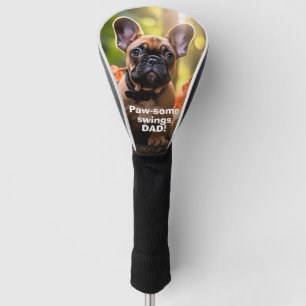Benutzerdefinierter Text 🐶 💗 Sweet Frenchie Welp Golf Headcover