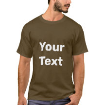Benutzerdefinierter Text-T - Shirt