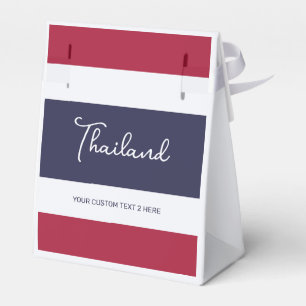 Benutzerdefinierter Text - Thailändische Farben Geschenkschachtel