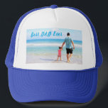 Benutzerdefinierter Text-Trucker-Hut - Bester VATE Truckerkappe<br><div class="desc">Benutzerdefiniertes Foto und Text - Ihr eigenes Design - Sonderformat - Personalisierter Vater / Familie / Freunde oder Persönliches Geschenk - Hinzufügen von Text und Foto - Ändern und verschieben oder entfernen und hinzufügen Elemente / Bild mit Anpassungs-Tool. Sie können dieses Design auf mehr als 1000 Zazzle-Produkte übertragen. Genießen Sie...</div>