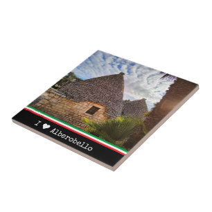 Benutzerdefinierter Text, Trulli-Wohnungen in Albe Fliese