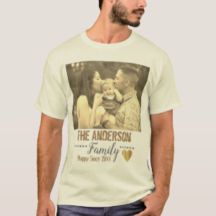 Benutzerdefinierter Text und Bild T-Shirt