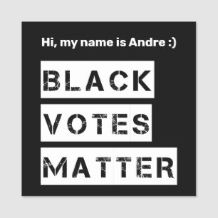Benutzerdefinierter Text und Farben für Schwarze  Namensschild