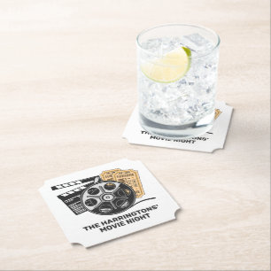 Benutzerdefinierter Text- und Farbfilm Untersetzer