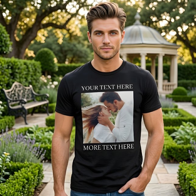 Benutzerdefinierter Text und Foto Tri-Blend Shirt (Von Creator hochgeladen)