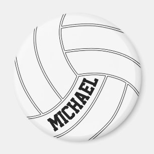 Benutzerdefinierter Text-Volleyball-Kühlschrankmag Magnet
