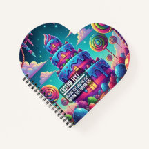 Benutzerdefinierter Text Whimsical Candy Castle To