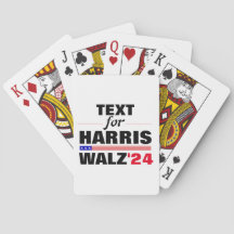 Benutzerdefinierter Textname für Harris Walz 2024 