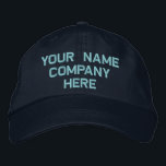 Benutzerdefinierter Textname mit der bestickten Ca Bestickte Baseballkappe<br><div class="desc">Wählen Sie Schriftart und Farben - Entwerfen Sie Ihre eigenen leicht Personalisierten Werbegeschenke aus Baseball Hats mit individuellem Text - Fügen Sie Ihren Text hinzu - Name - Firma / Nummer / Letter / Slogan - Tagline / oder Website , Telefon , E-Mail , Social Media Handle , Adresse ,...</div>