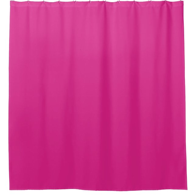 Benutzerdefinierter Textname Trendy Moderne rosa F Duschvorhang (Vorderseite)