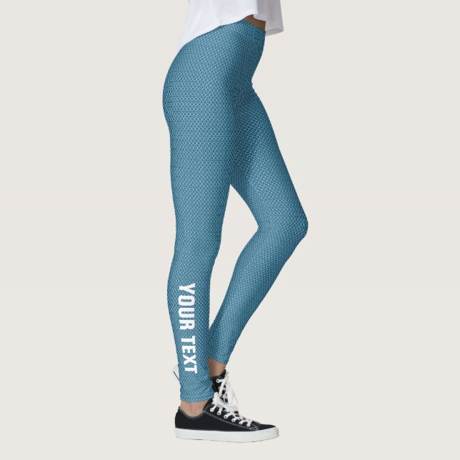 Benutzerdefinierter Textname Womens Modernes Elega Leggings