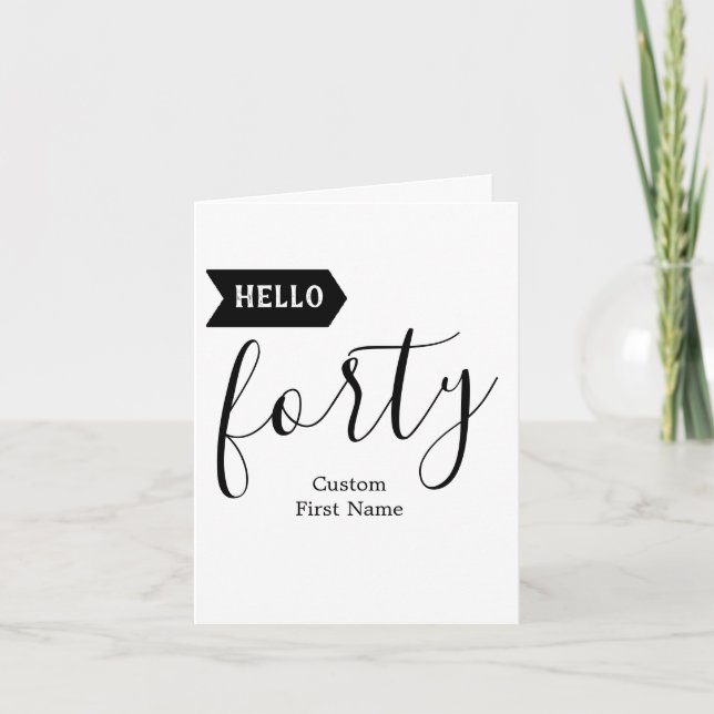 Benutzerdefinierter Themenstil, elegante Geburtsta Einladung (Vorderseite)