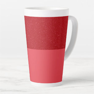 Benutzerdefinierter Tomatenroter Noise Top Latte-M Milchtasse