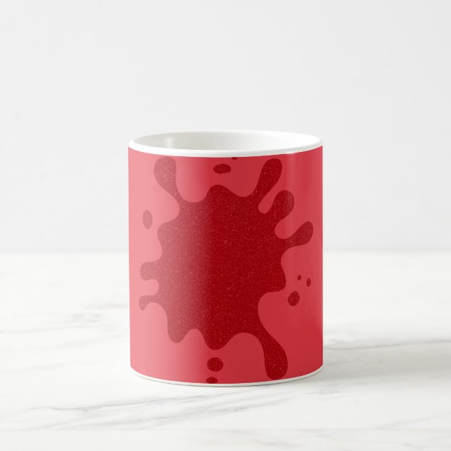 Benutzerdefinierter Tomatenroter Spritzbecher Kaffeetasse (Mittel)