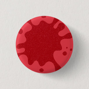 Benutzerdefinierter Tomatenroter Spritzbutton Button