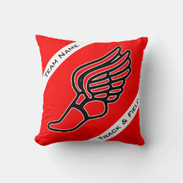 Benutzerdefinierter Track- und Feldname-Theme Kissen