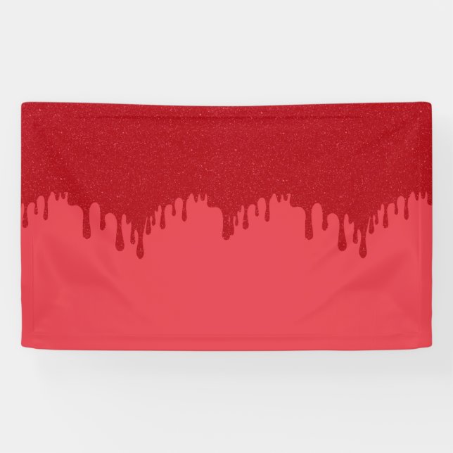 Benutzerdefinierter Tropfen Tomato Red Banner - Be (Horizontal)