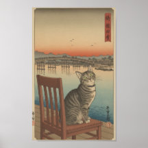 Benutzerdefinierter Ukiyo-e-Stil Poster