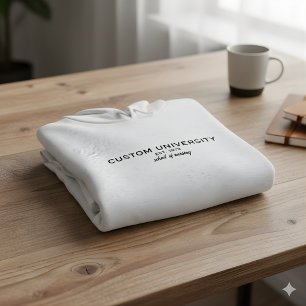 Benutzerdefinierter Universitätsname Jahr Hauptfac Hoodie