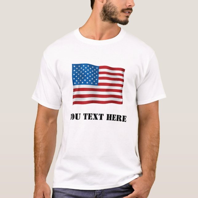Benutzerdefinierter US-T - Shirt (Vorderseite)