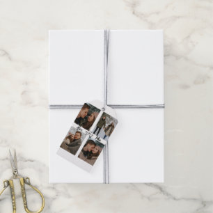 Benutzerdefinierter Valentinstag-Foto-Collage-Gesc Geschenkanhänger