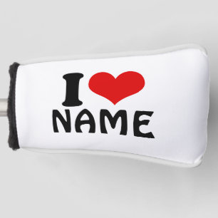 Benutzerdefinierter Valentinstag I Liebe Herz Golf Headcover