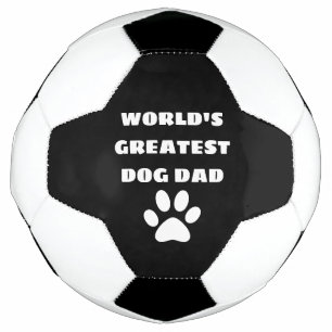 Benutzerdefinierter Vater für personalisierte Hund Fußball