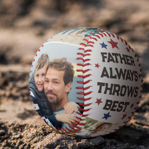 Benutzerdefinierter Vater wirft beste 4 Fotos zum Baseball