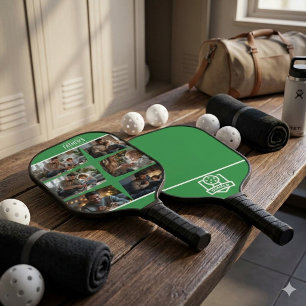 Benutzerdefinierter Vatertag-Wanddekor und Logo-Co Pickleball Schläger