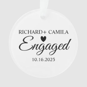 Benutzerdefinierter Verlobungs-Schmuck - Personali Ornament