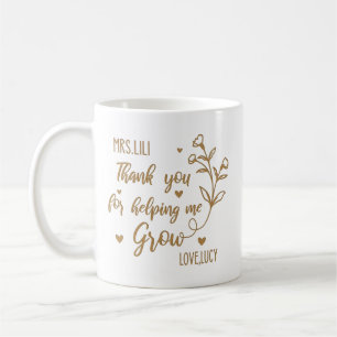 Benutzerdefinierter Vielen Dank, dass du mir beim Kaffeetasse