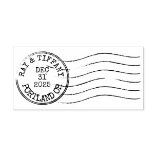 Benutzerdefinierter Vintage-Poststempel Permastempel