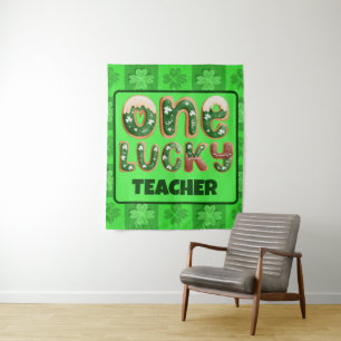 Benutzerdefinierter Vintage St. Patrick's Day Ein Wandteppich