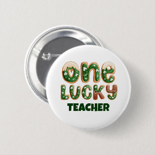 Benutzerdefinierter Vintage St. Patricks Tag Ein G Button