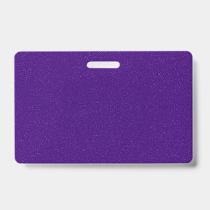 Benutzerdefinierter violetter Glitter-Effekt-Abzei Ausweis